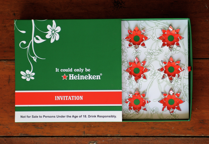 Heineken Invite | Graphic Design and Websites in South Africa | Malossol